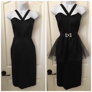 Black dress with Diamond Belt